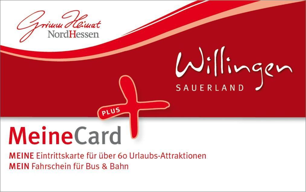 Cafe- Pension Fernblick, Incl Meinecardplus Willingen  Eksteriør bilde